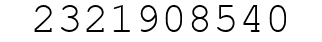 Number 2321908540.
