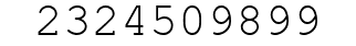 Number 2324509899.