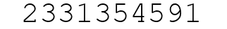 Number 2331354591.