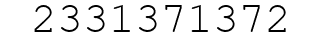 Number 2331371372.