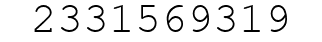 Number 2331569319.
