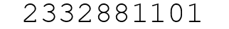 Number 2332881101.