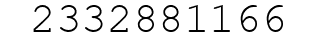 Number 2332881166.