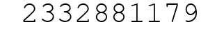 Number 2332881179.