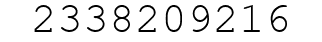 Number 2338209216.