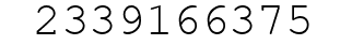 Number 2339166375.