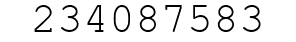 Number 234087583.