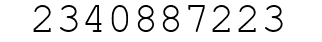 Number 2340887223.