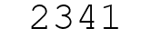 Number 2341.