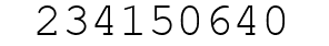 Number 234150640.