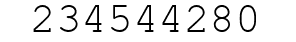 Number 234544280.
