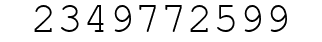 Number 2349772599.