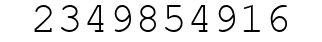 Number 2349854916.