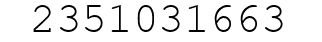 Number 2351031663.