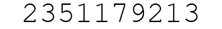 Number 2351179213.