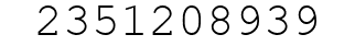 Number 2351208939.