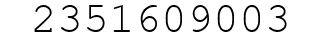 Number 2351609003.