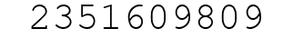 Number 2351609809.