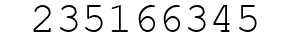 Number 235166345.
