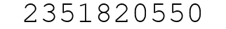 Number 2351820550.