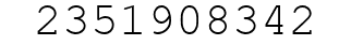 Number 2351908342.