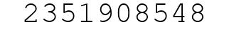 Number 2351908548.