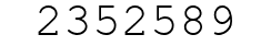 Number 2352589.