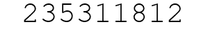 Number 235311812.