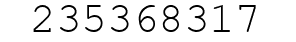 Number 235368317.