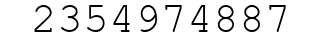 Number 2354974887.