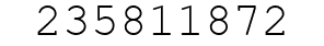 Number 235811872.