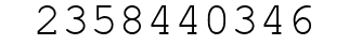 Number 2358440346.