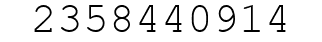 Number 2358440914.