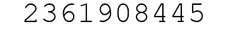 Number 2361908445.