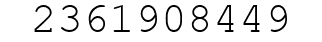Number 2361908449.
