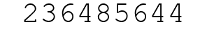 Number 236485644.