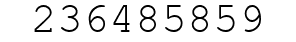 Number 236485859.