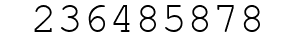 Number 236485878.