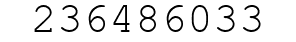 Number 236486033.