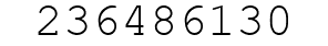 Number 236486130.