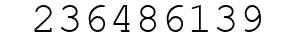 Number 236486139.