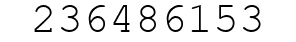 Number 236486153.