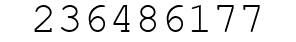 Number 236486177.