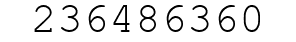 Number 236486360.