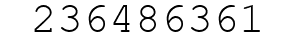 Number 236486361.