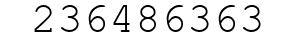 Number 236486363.