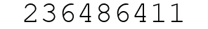 Number 236486411.