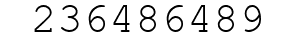 Number 236486489.