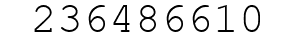 Number 236486610.
