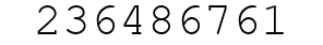 Number 236486761.